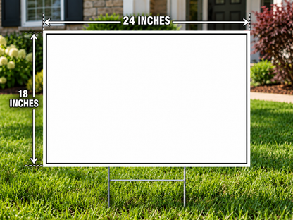 Large Standard Yard Sign