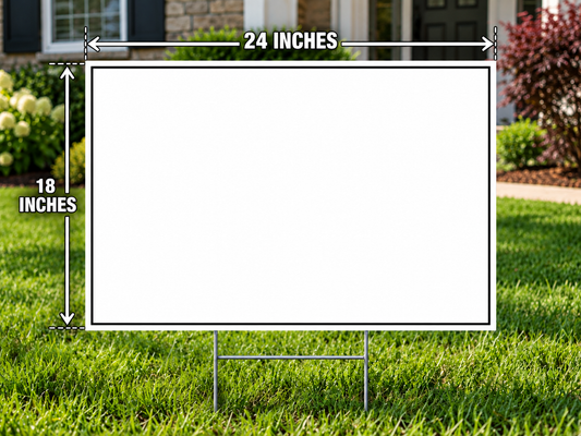 Large Standard Yard Sign